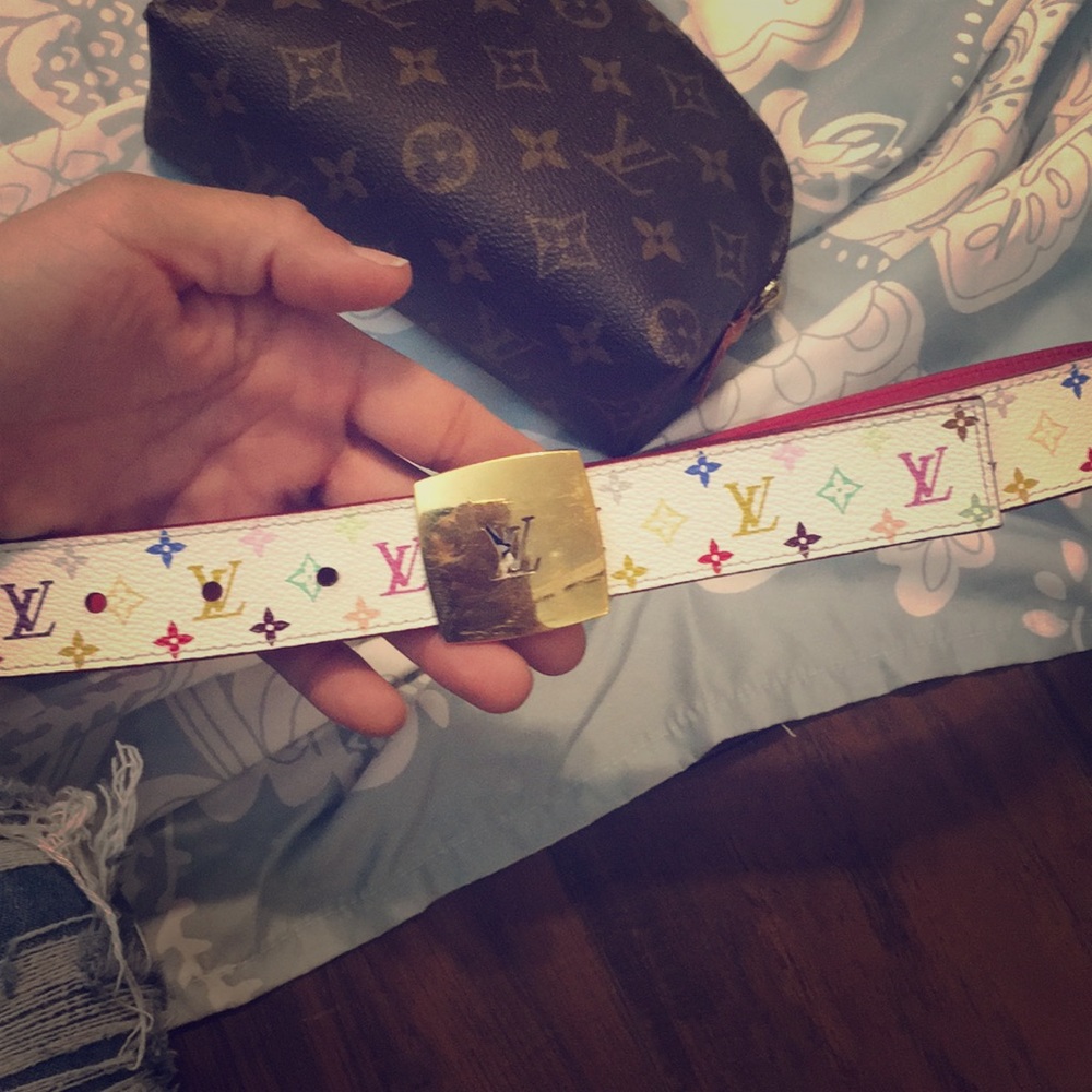 Louis Vuitton multicolor belt